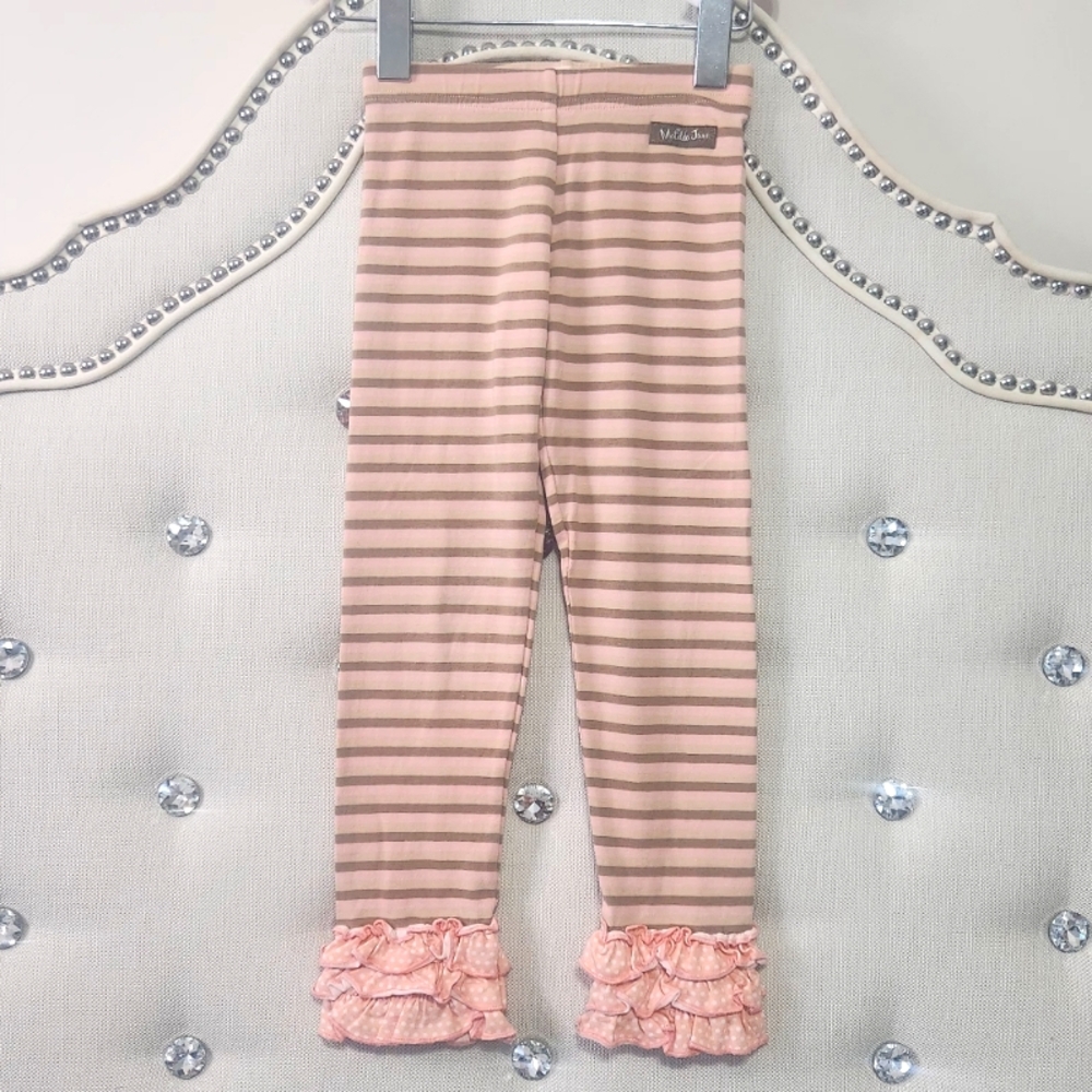 Matilda Jane Girls Taffy Pull Ruffle Leggings